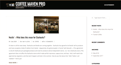 Desktop Screenshot of coffeemavenpro.com