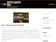 Tablet Screenshot of coffeemavenpro.com